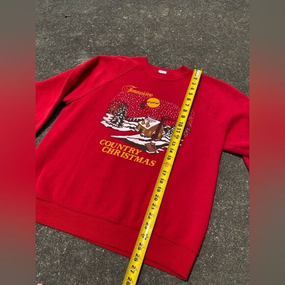 Vintage Tennessee Country Christmas Retro Graphic Crewneck Sweater:Cottagecore - Picture 5 of 9